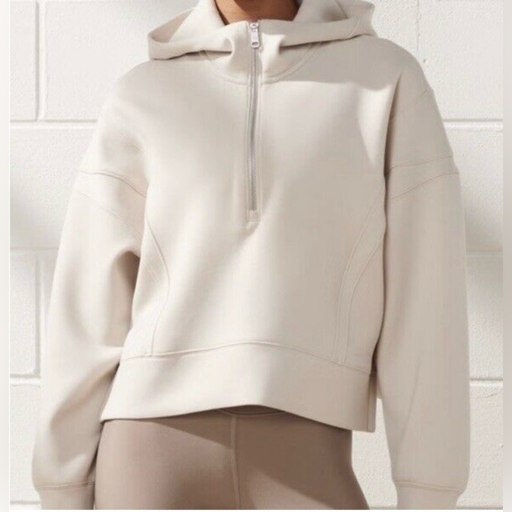 Abercrombie & Fitch YPB neoKNIT MAX Half-Zip Hoodie, Size S - Picture 5 of 13